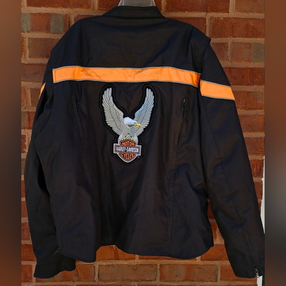 Harley Davidson Motorcycle Heritage Softail Daniel Donovan Jacket Biker Coat 4XL - Picture 6 of 16